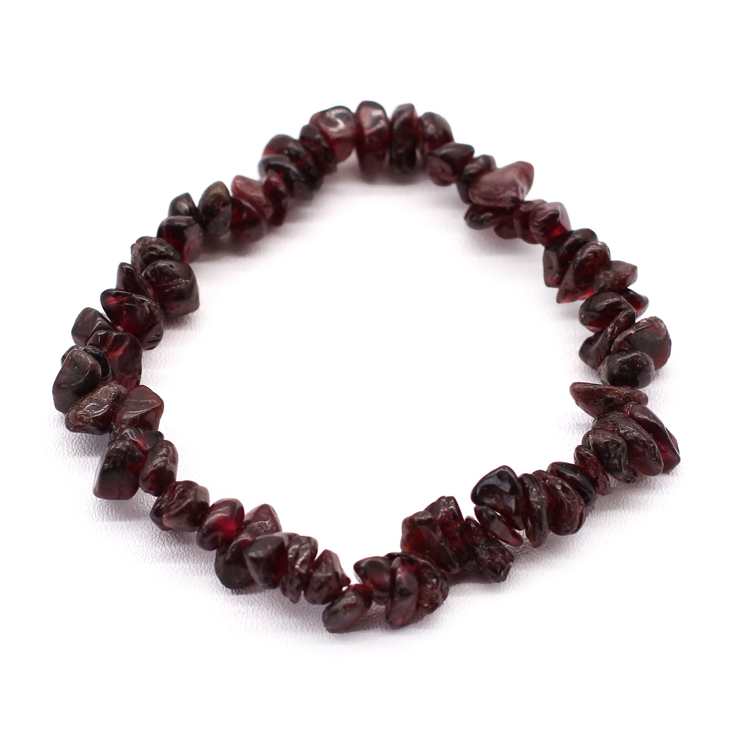 Bracelet en Éclat de Pierre - Grenat Sanguine