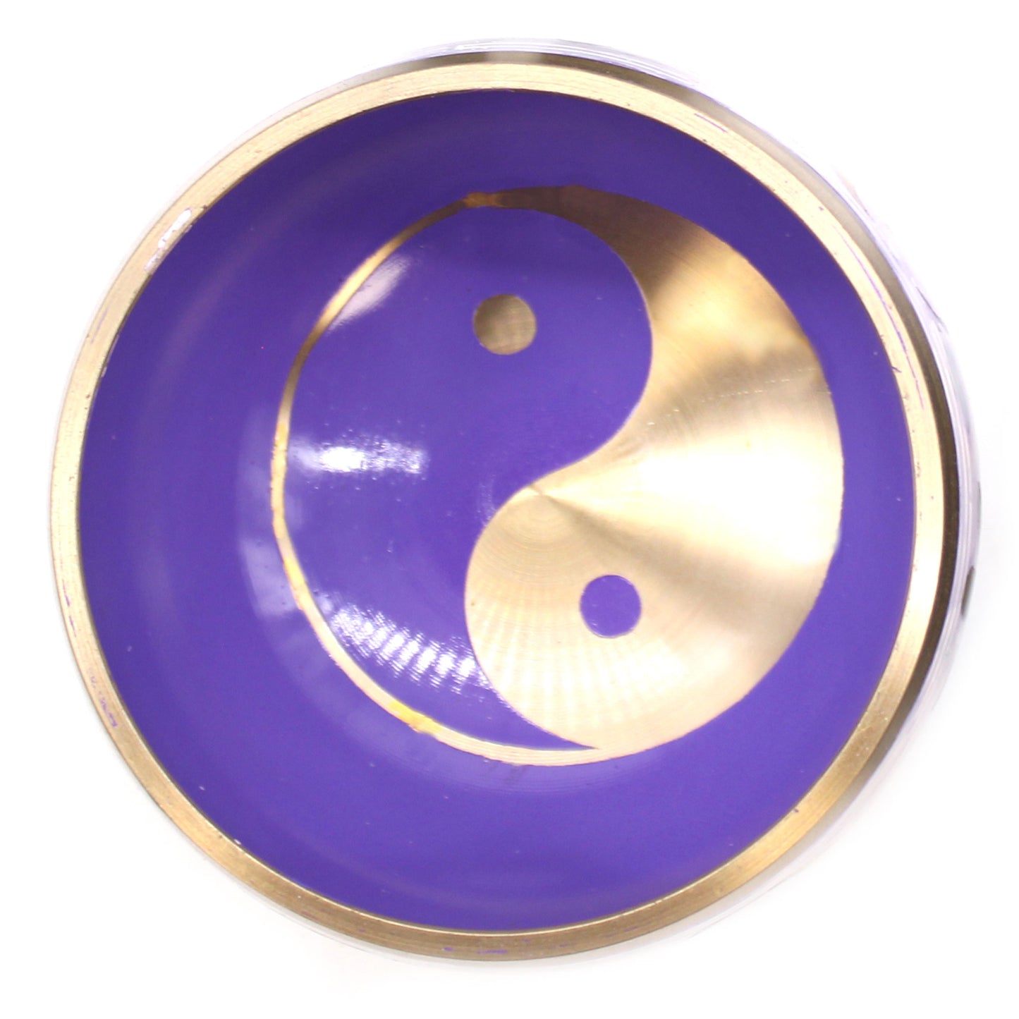 Ensemble Bols Chantants Yin & Yang - Blanc/Violet 10.7cm