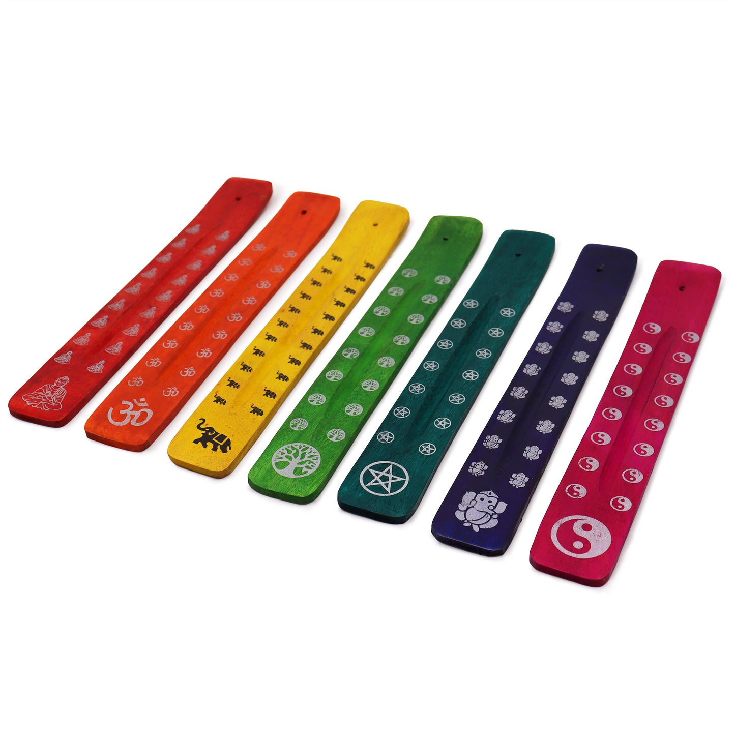 Porte-encens Couleurs et dessins assortis