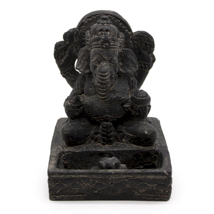 Brûleur d'Encens Ganesh Fengshui (noir antique)