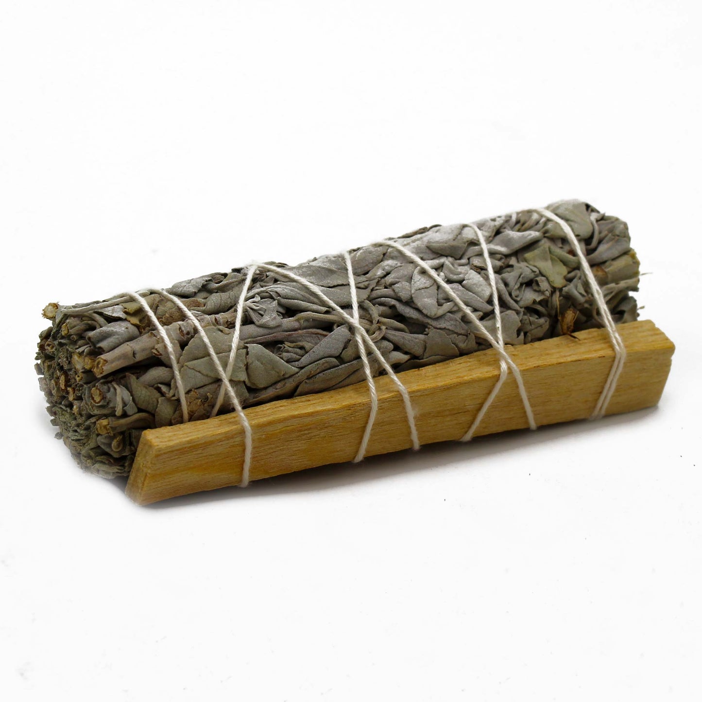 Bâton de Maculage - Fumigation de Sauge Blanche & Palo Santo 10 cm