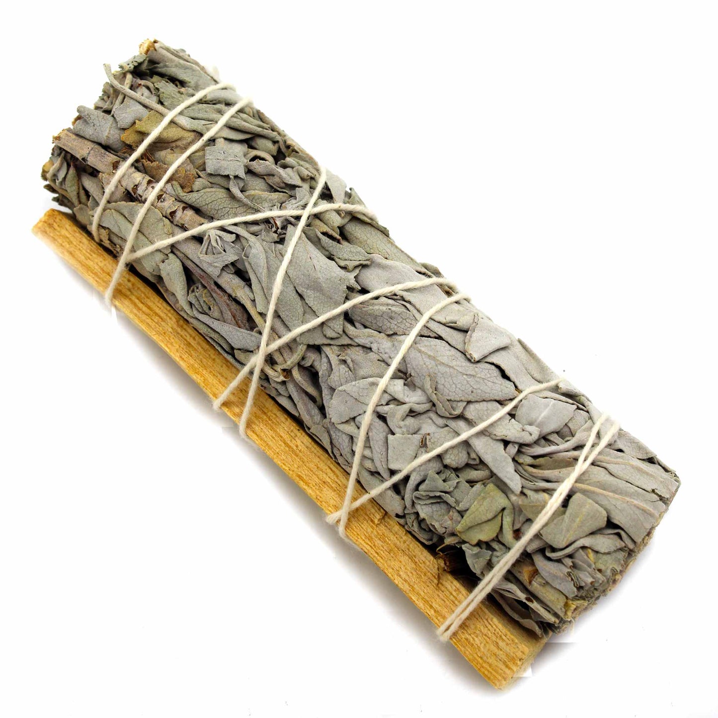 Bâton de Maculage - Fumigation de Sauge Blanche & Palo Santo 10 cm