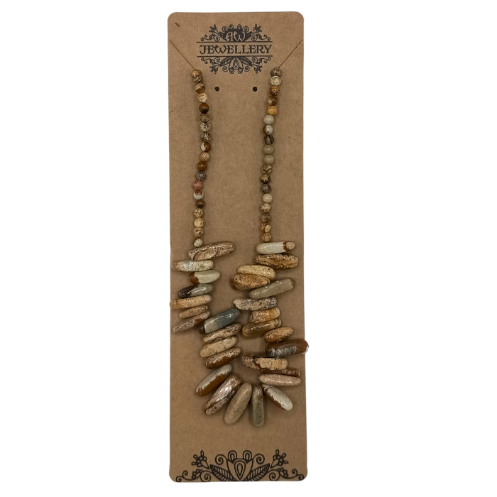 Collier de Pierres Précieuses - Jaspe Map