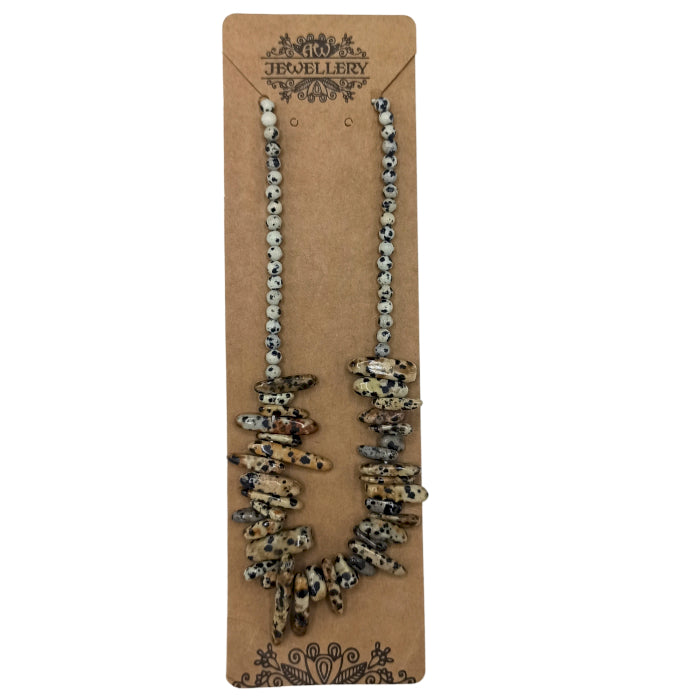 Collier de Pierres Précieuses - Pierre de Dalmatie