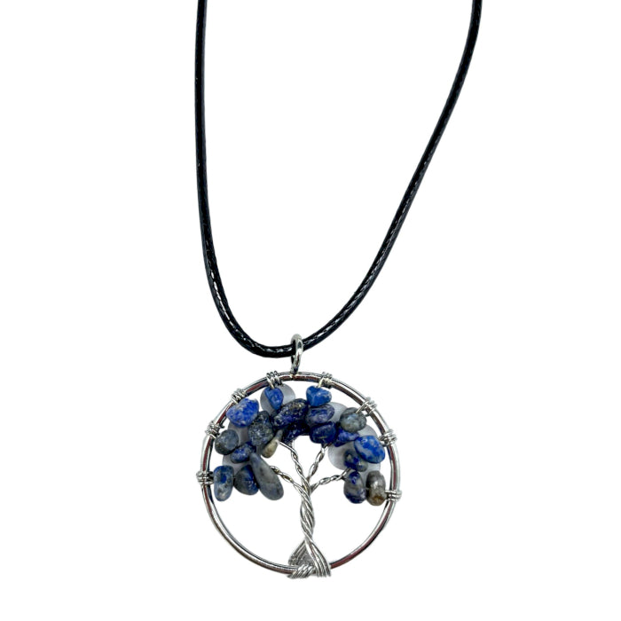 Pendentif Arbre de Vie - Sodalite