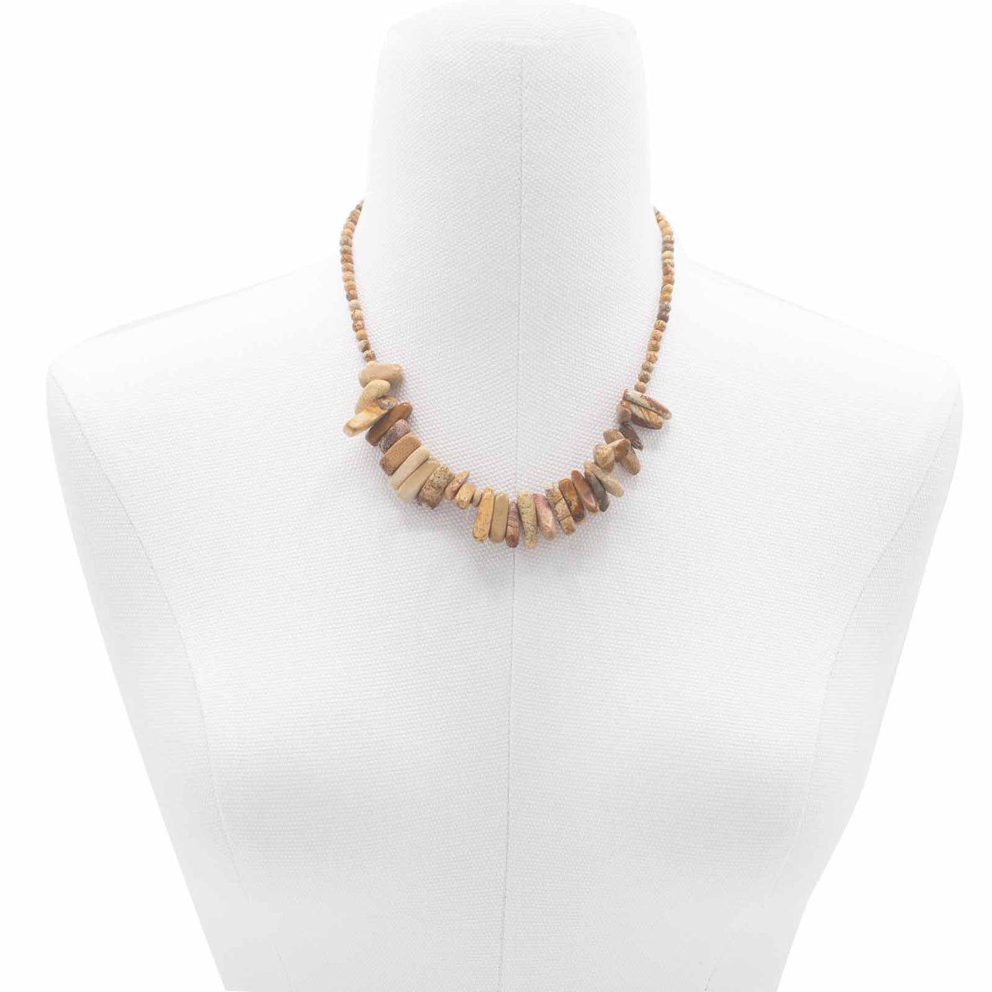 Collier de Pierres Précieuses - Jaspe Map