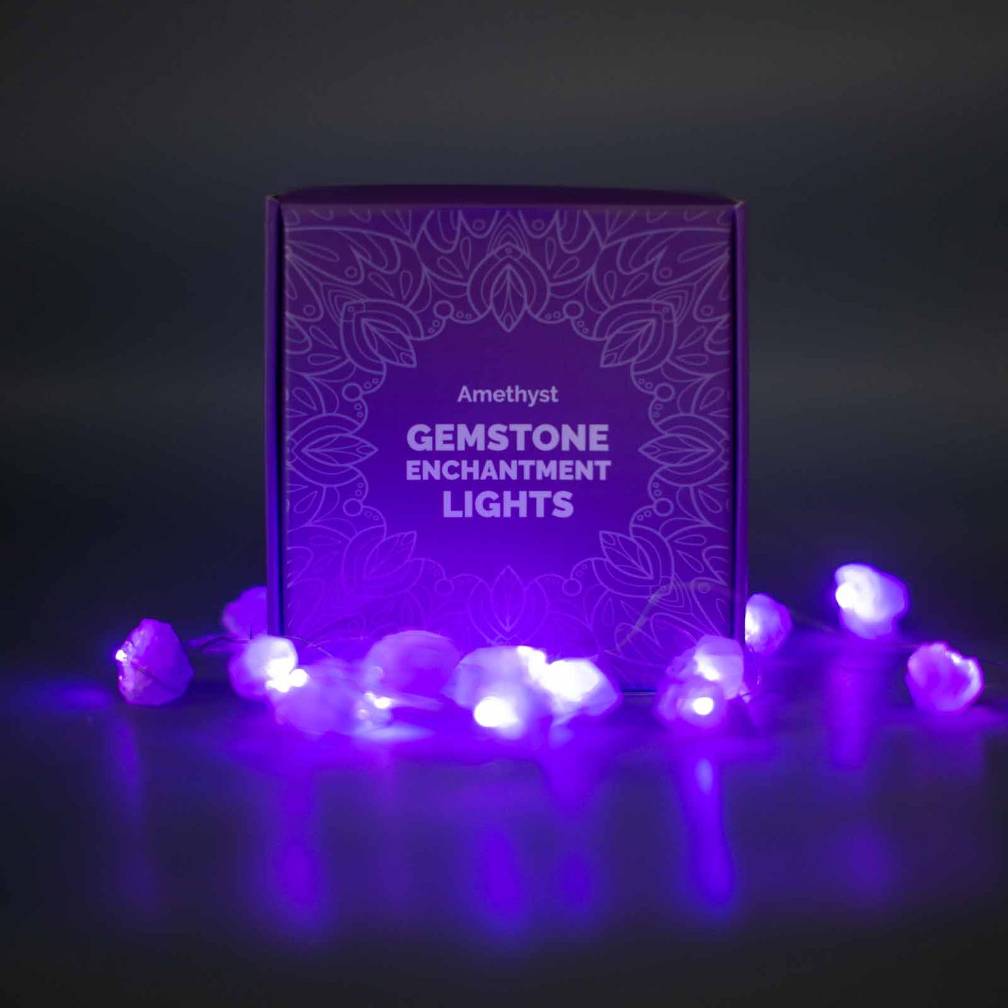 Lumières d'Enchantement en Pierres Précieuses - Quartz Rose