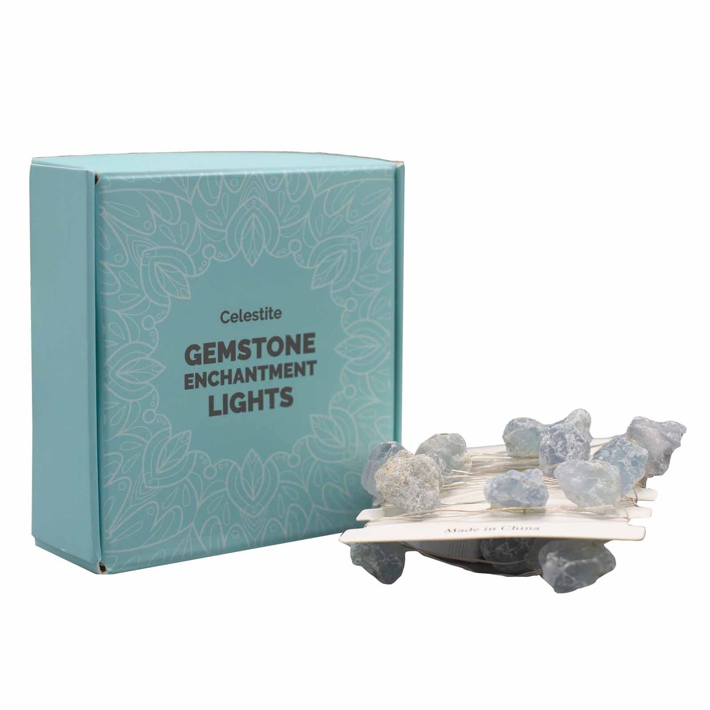 Lumières d'Enchantement en Pierres Précieuses - Celestite