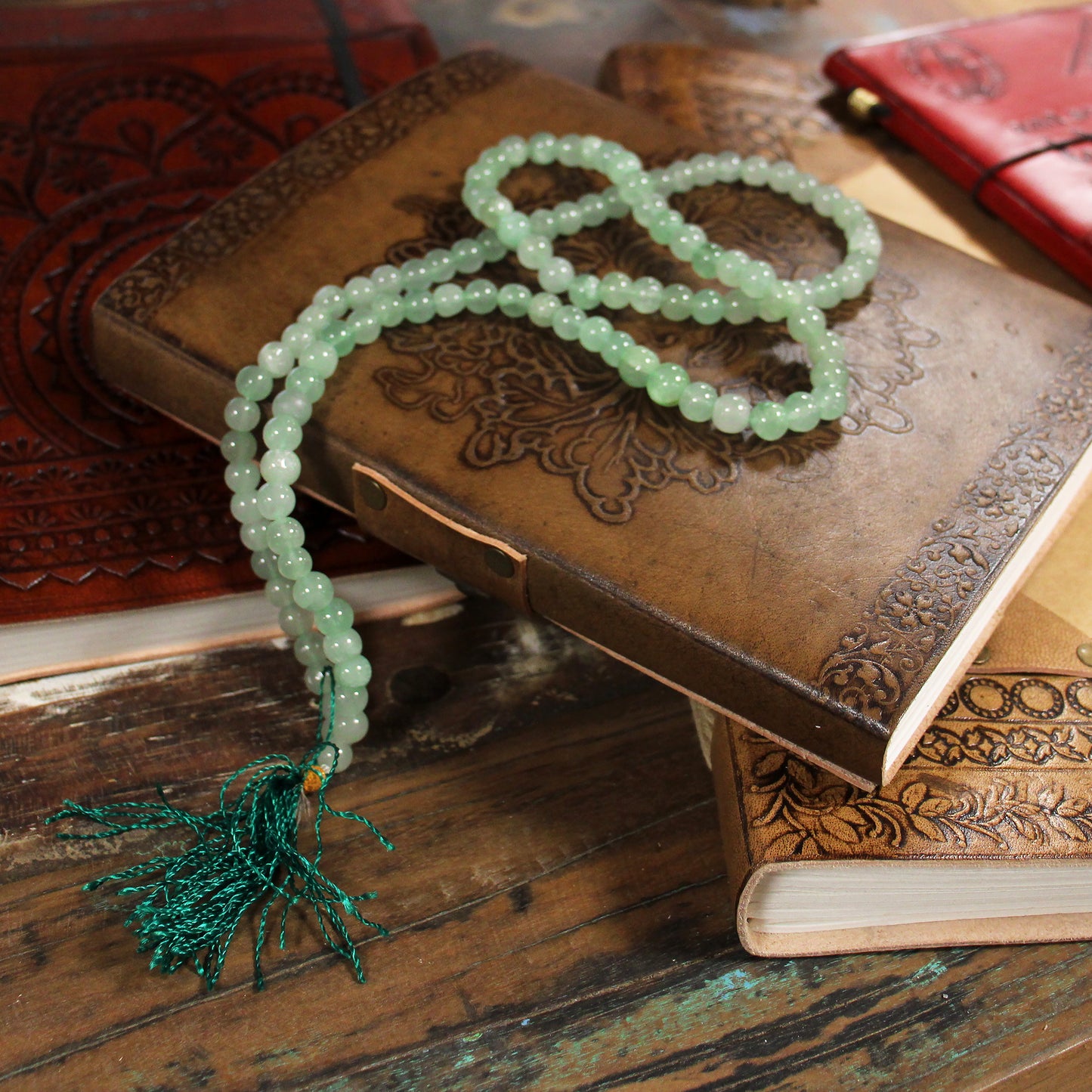 Mala 108 Perles - Aventurine Verte