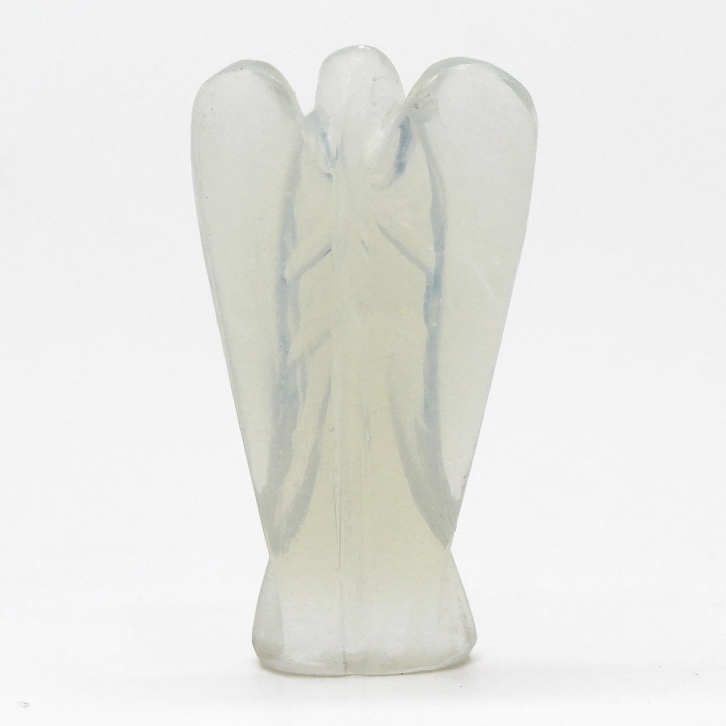 Ange en Pierre Précieuse Sculptée à la Main - Opalite