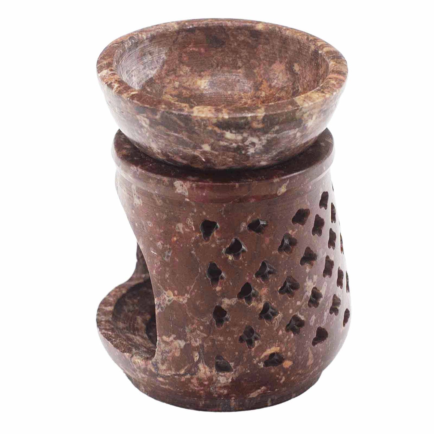 Petit Brûleur à Huile en Pierre Ollaire 8cm - Classique