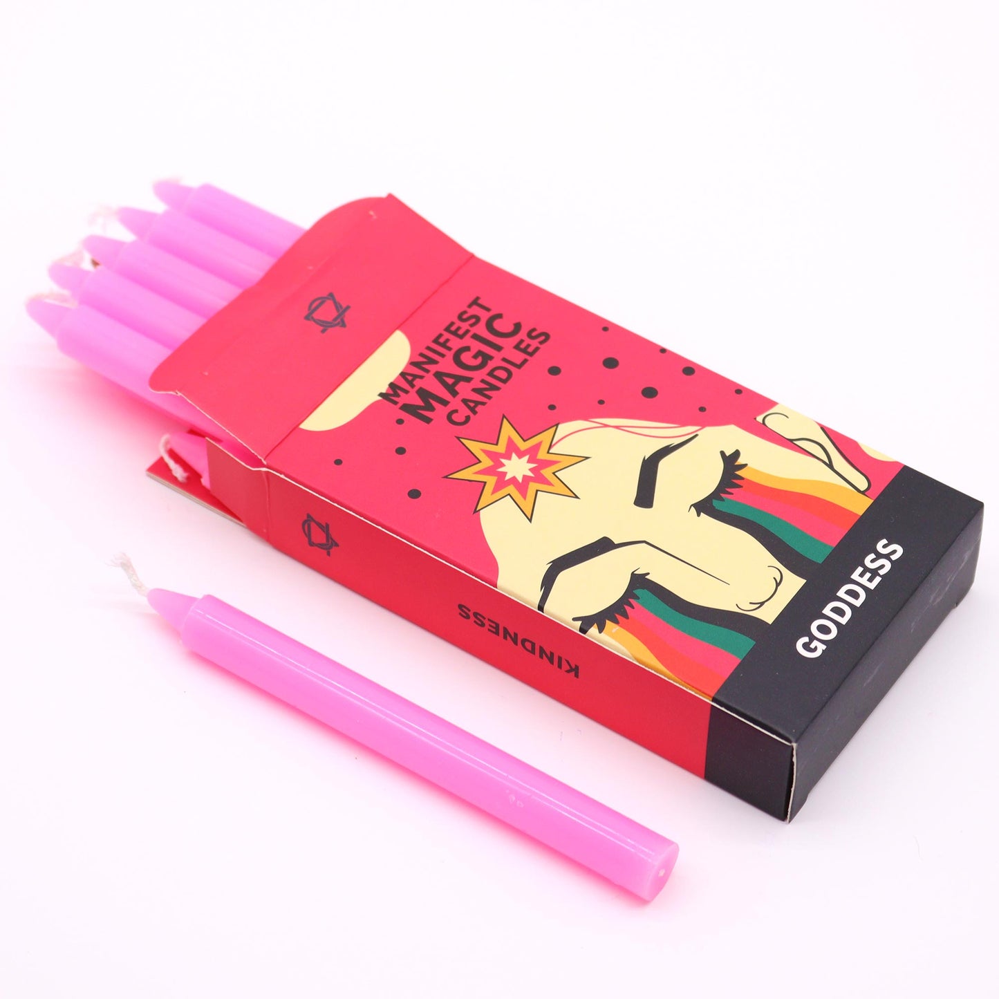 Bougies Magiques Manifeste (paquet de 12) - Rose