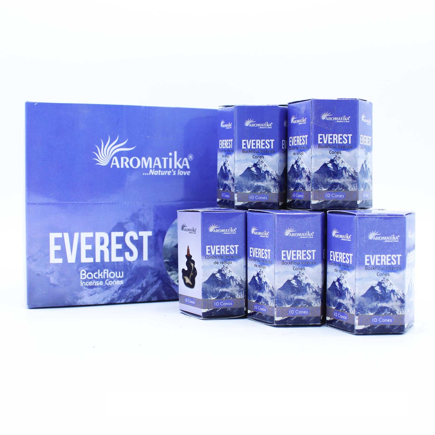 Paquet de 10 Cônes d'Encens Masala à Refoulement - Everest