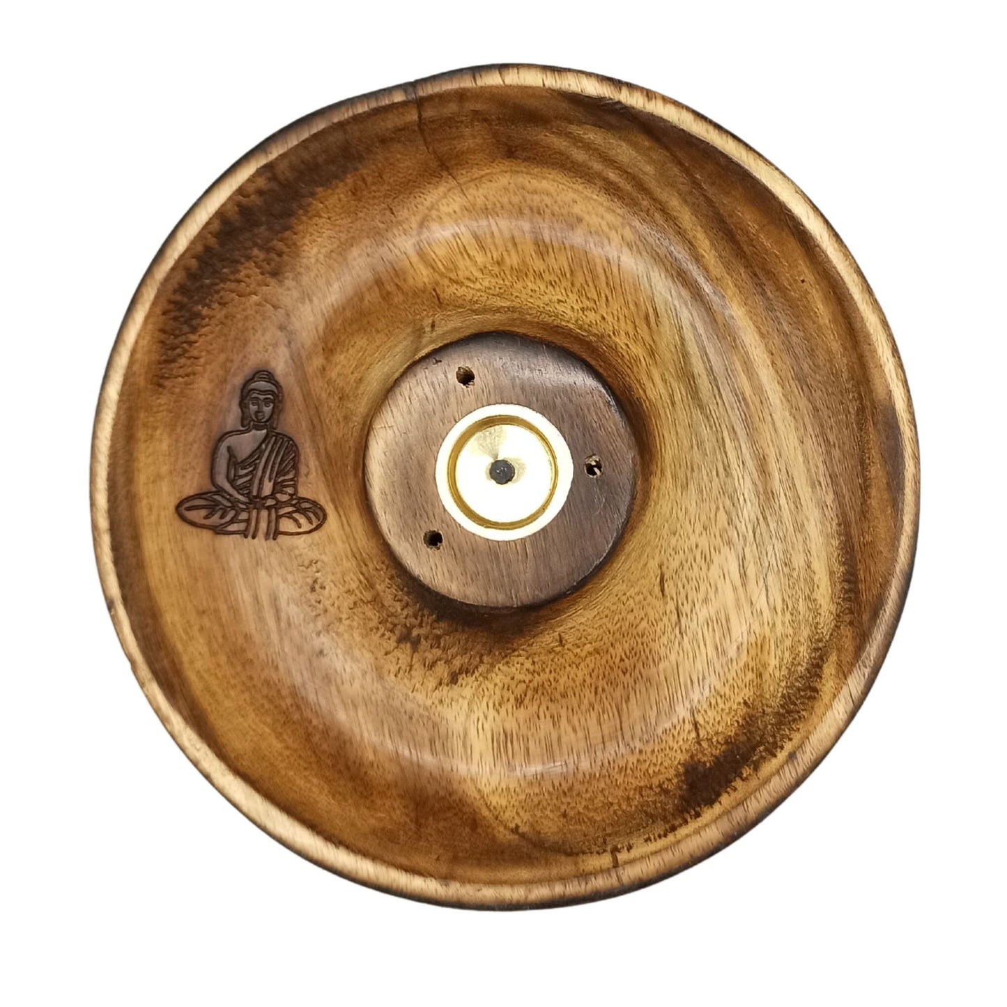 Brûleur Disque pour Bâtonnets & Cônes d'Encens - Bouddha