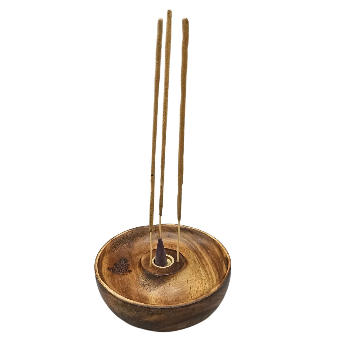 Brûleur Disque pour Bâtonnets & Cônes d'Encens - Bouddha