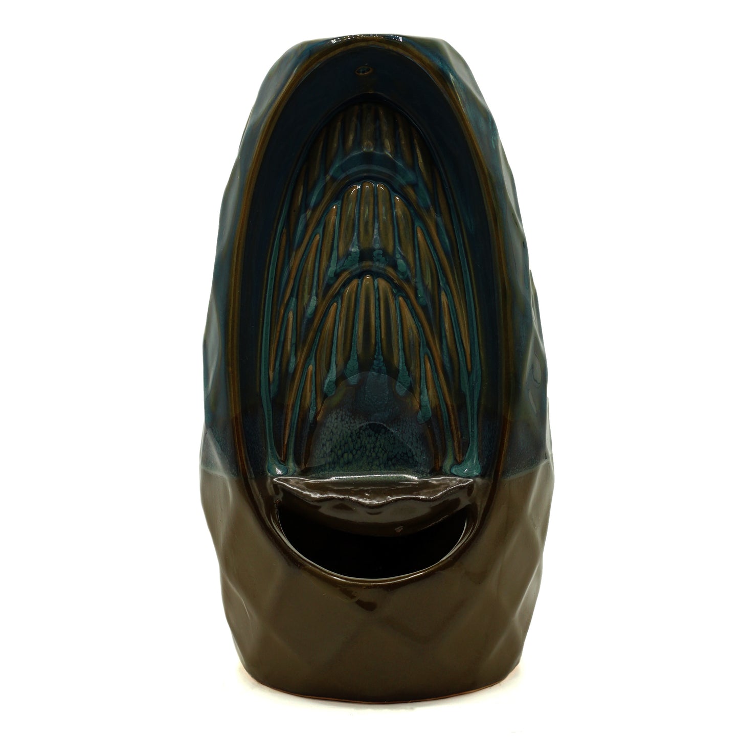 Brûleur d'Encens à Contre-Courant- Design Jumelé de la Montagne et de la Cascade d'ananas