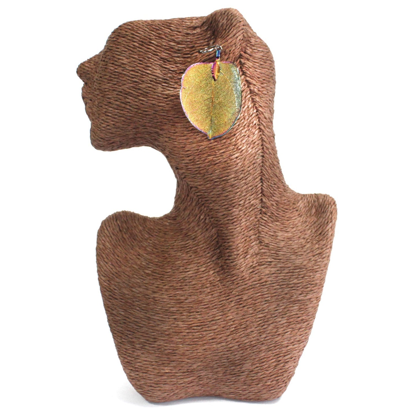 Boucles d'Oreilles - Feuilles Gouttes - Multicolore
