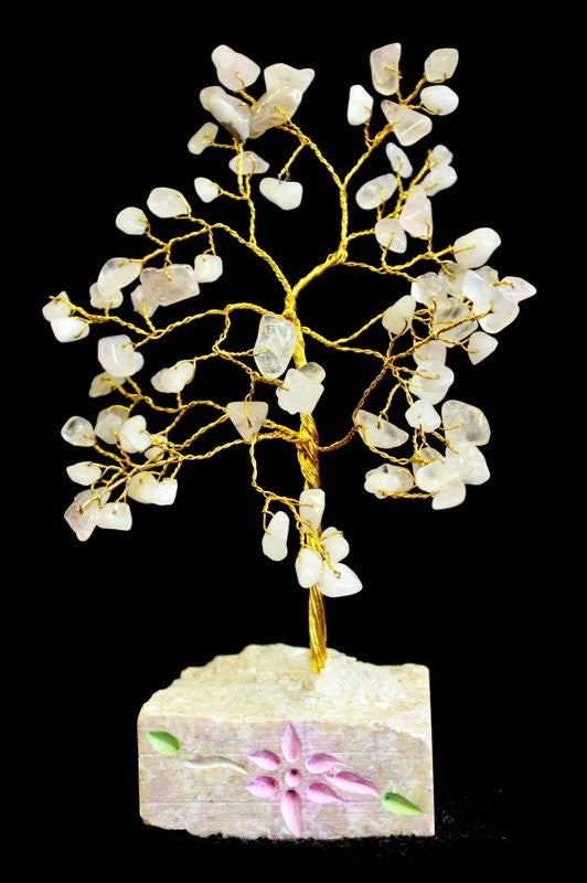 Arbres à gemme d'Inde Quartz Rose - 80 Pierres