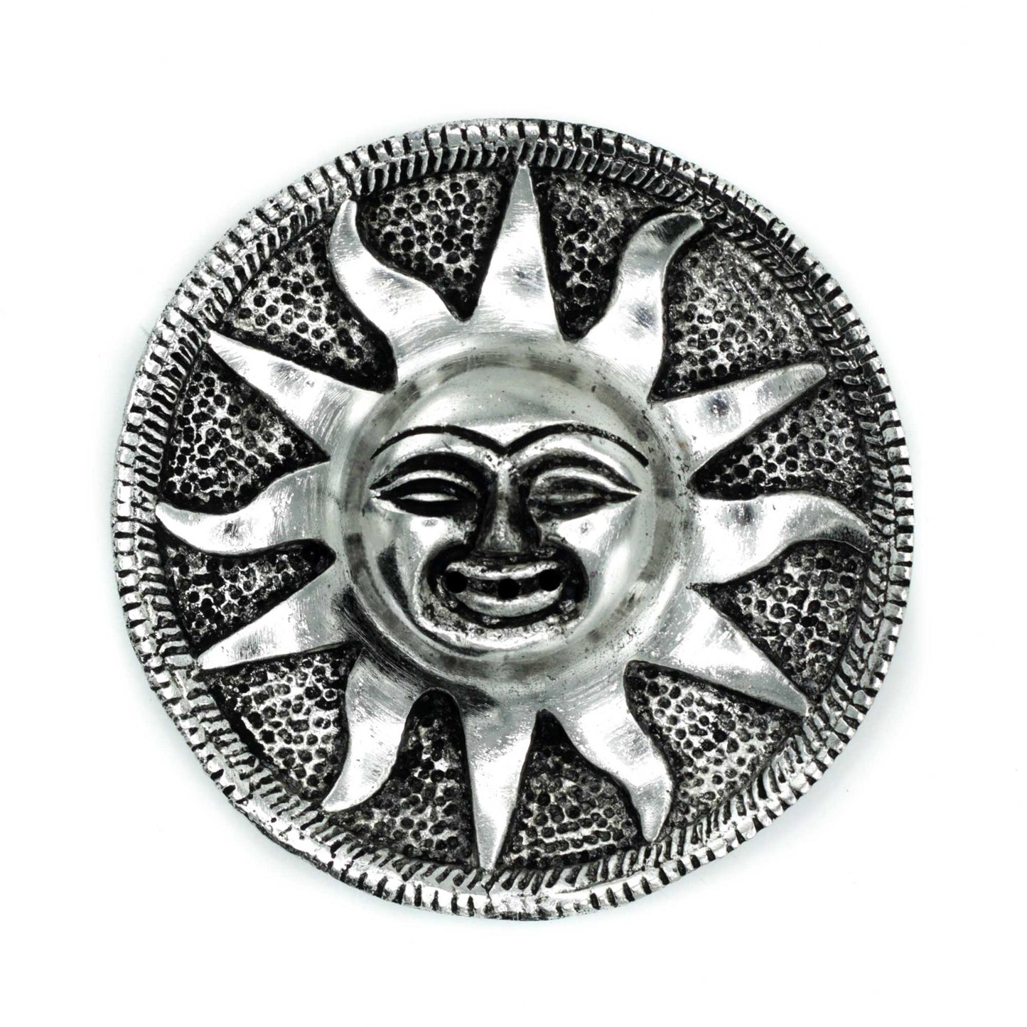 Porte-Encens Soleil en Aluminium Poli 9m