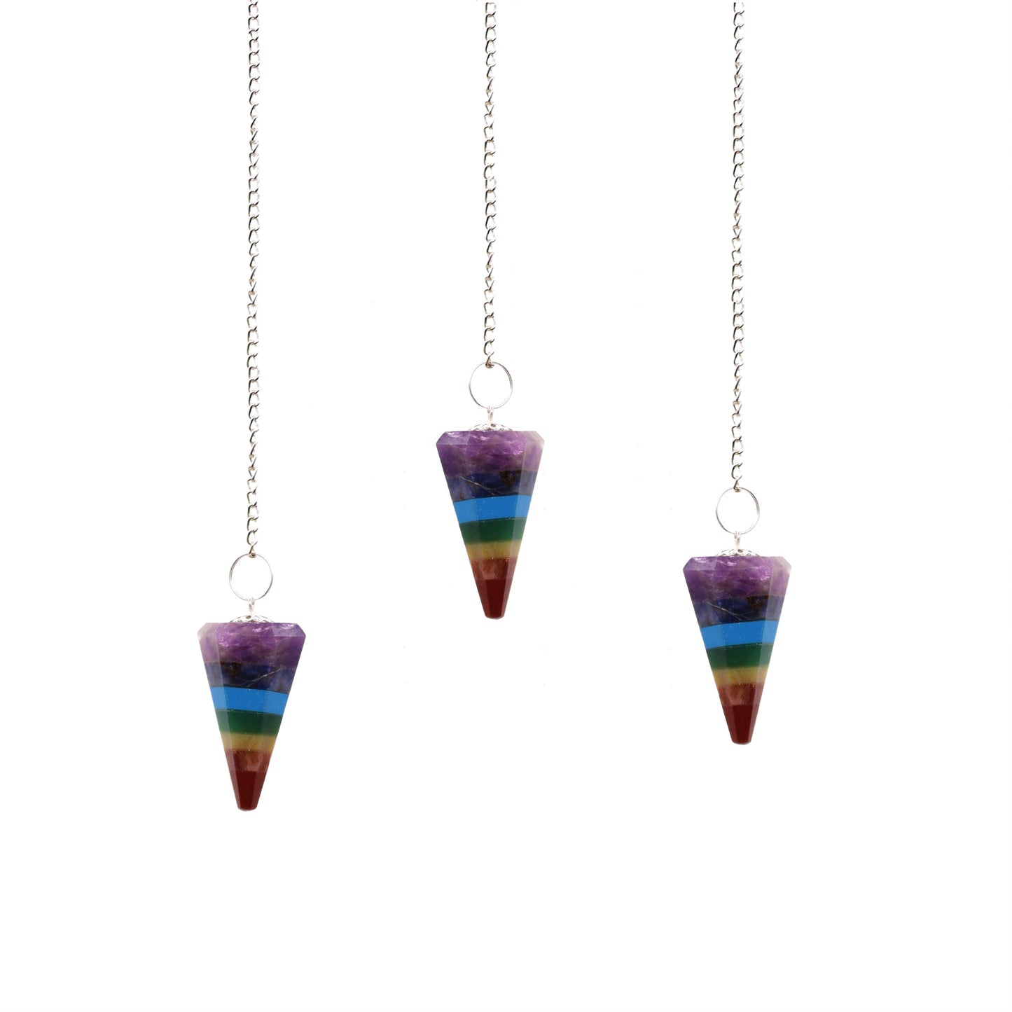 Pendules Pendule Chakra Style 7 Tranches