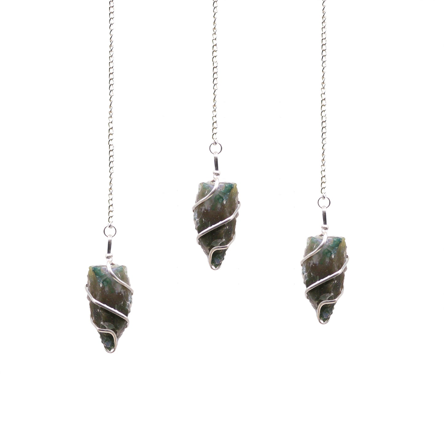 Pendule en Pierres Brutes - Agate Mousse