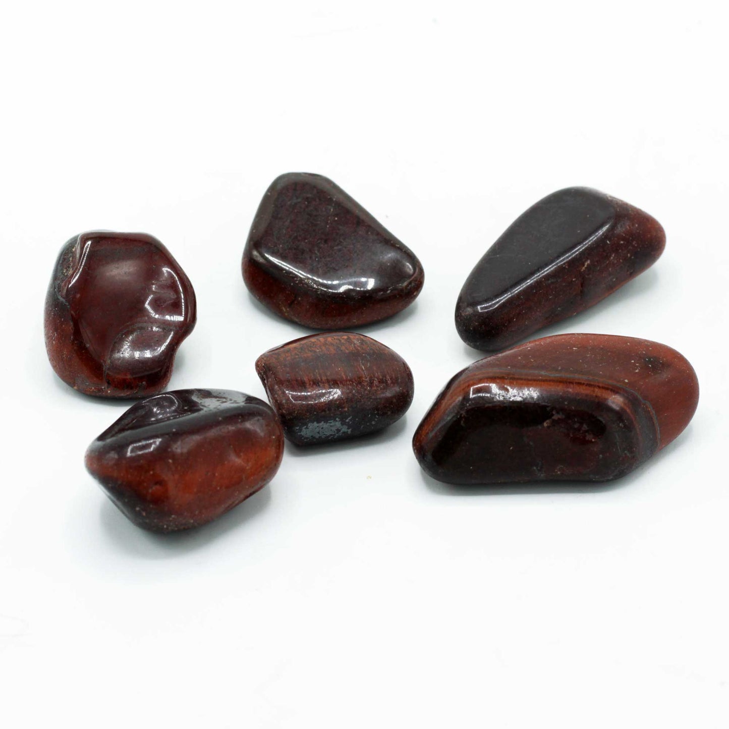 Pierres Précieuses Africaines Oeil de Tigre - Rouge - Taille 8 - 30 mm (KG)
