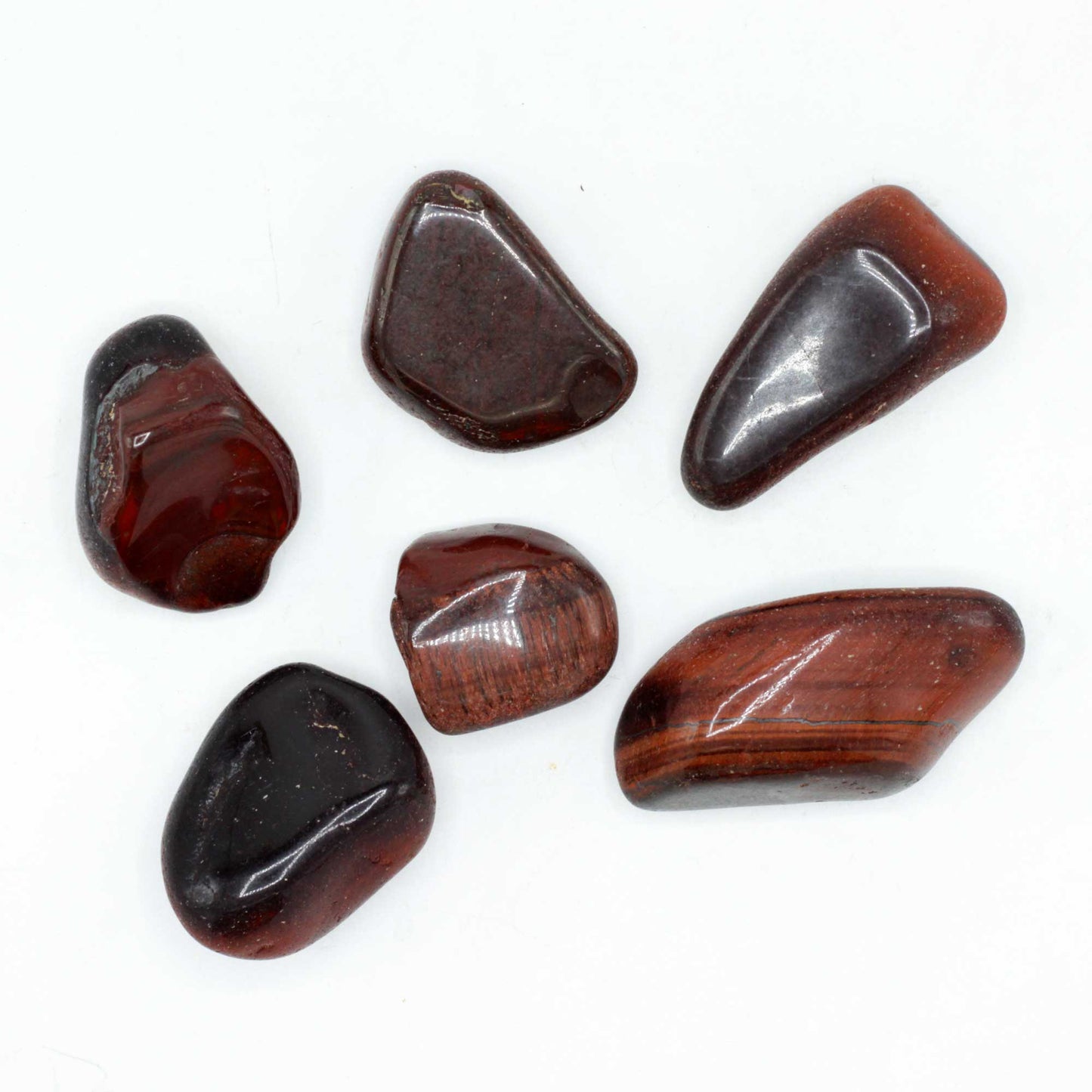 Pierres Précieuses Africaines Oeil de Tigre - Rouge - Taille 8 - 30 mm (KG)