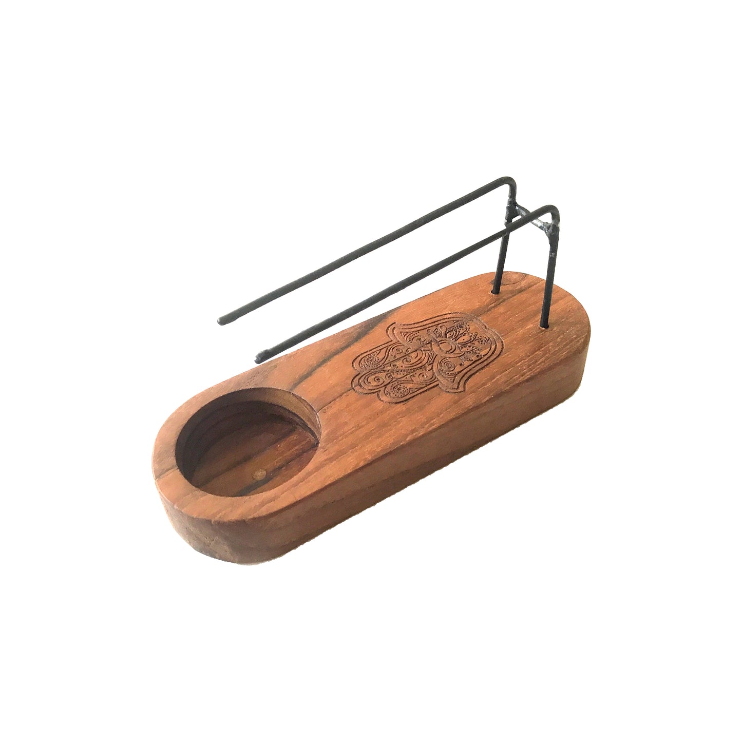 Petit Brûleur Palo Santo - Bois de Teck - Design Main de Fatma