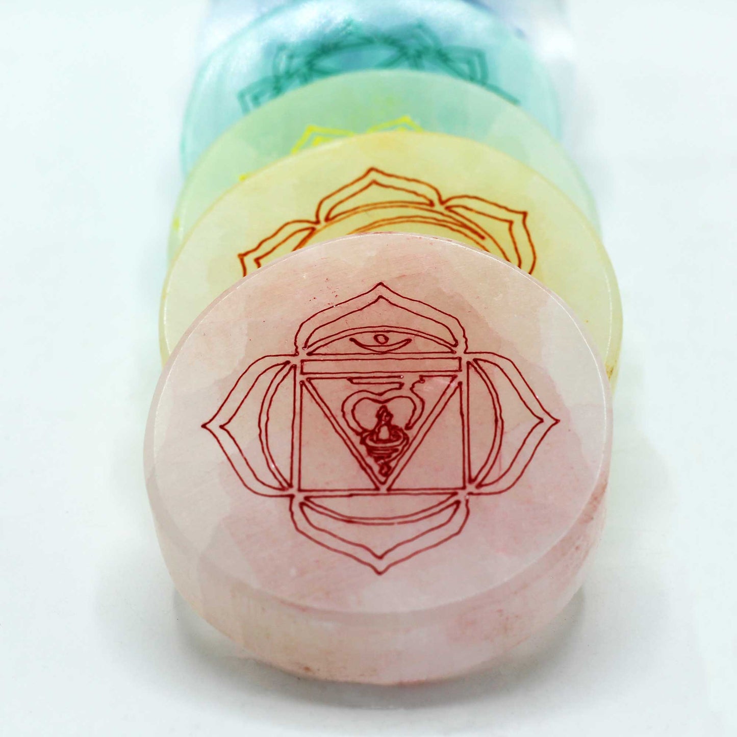 Lot de 7 Plaques de Charge Chakra