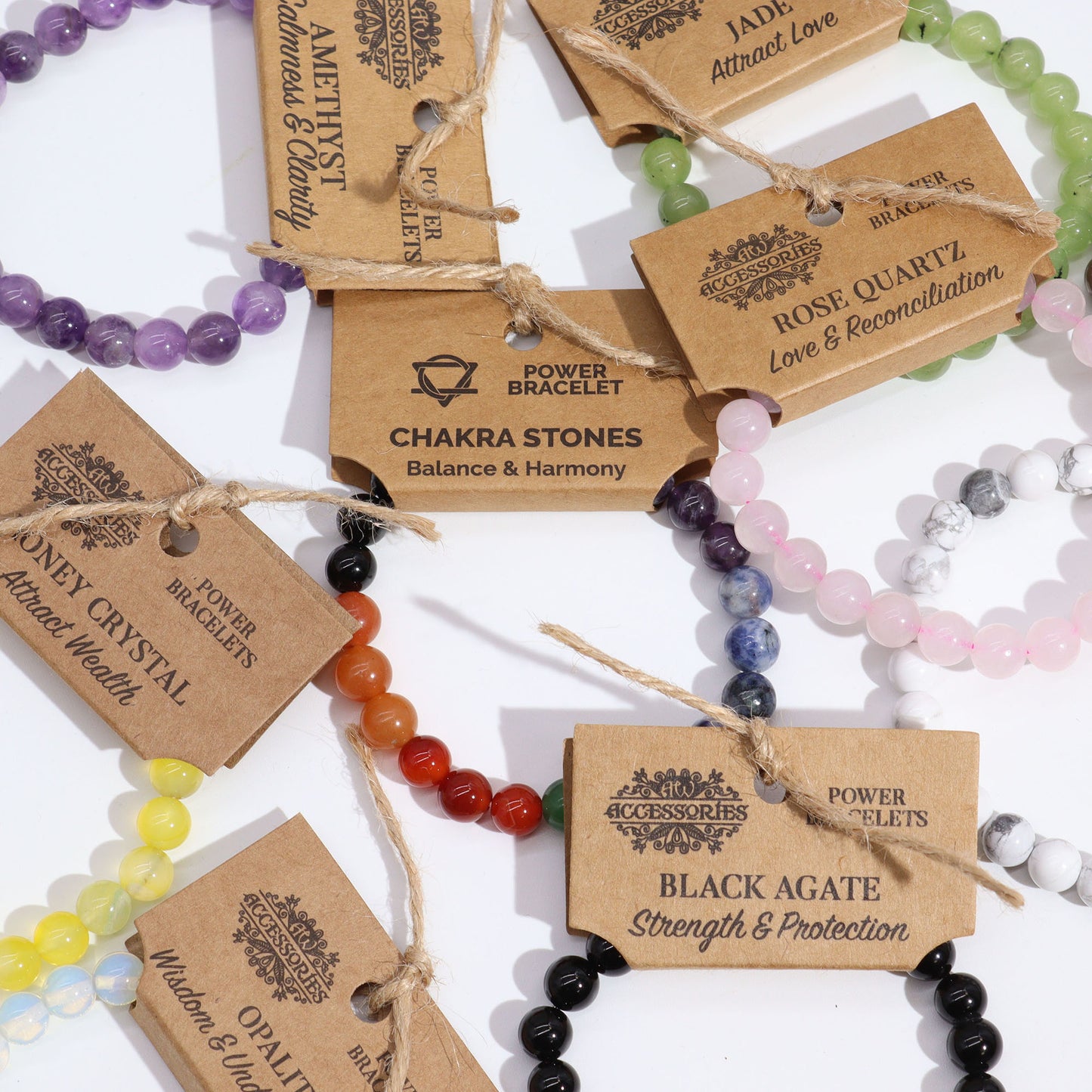 Bracelet de Puissance - Pierres de Chakra