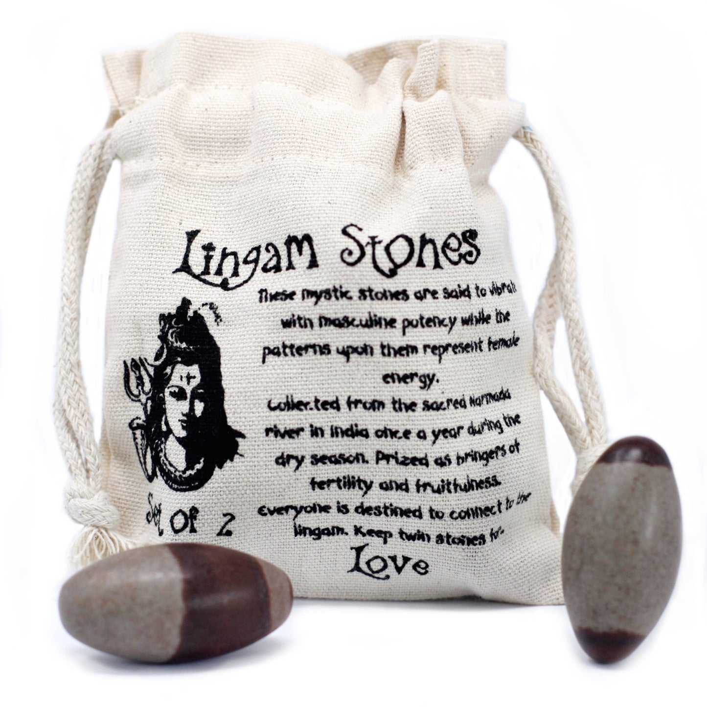 Lingam 2 Pouces (5cm) - 2 Pierres