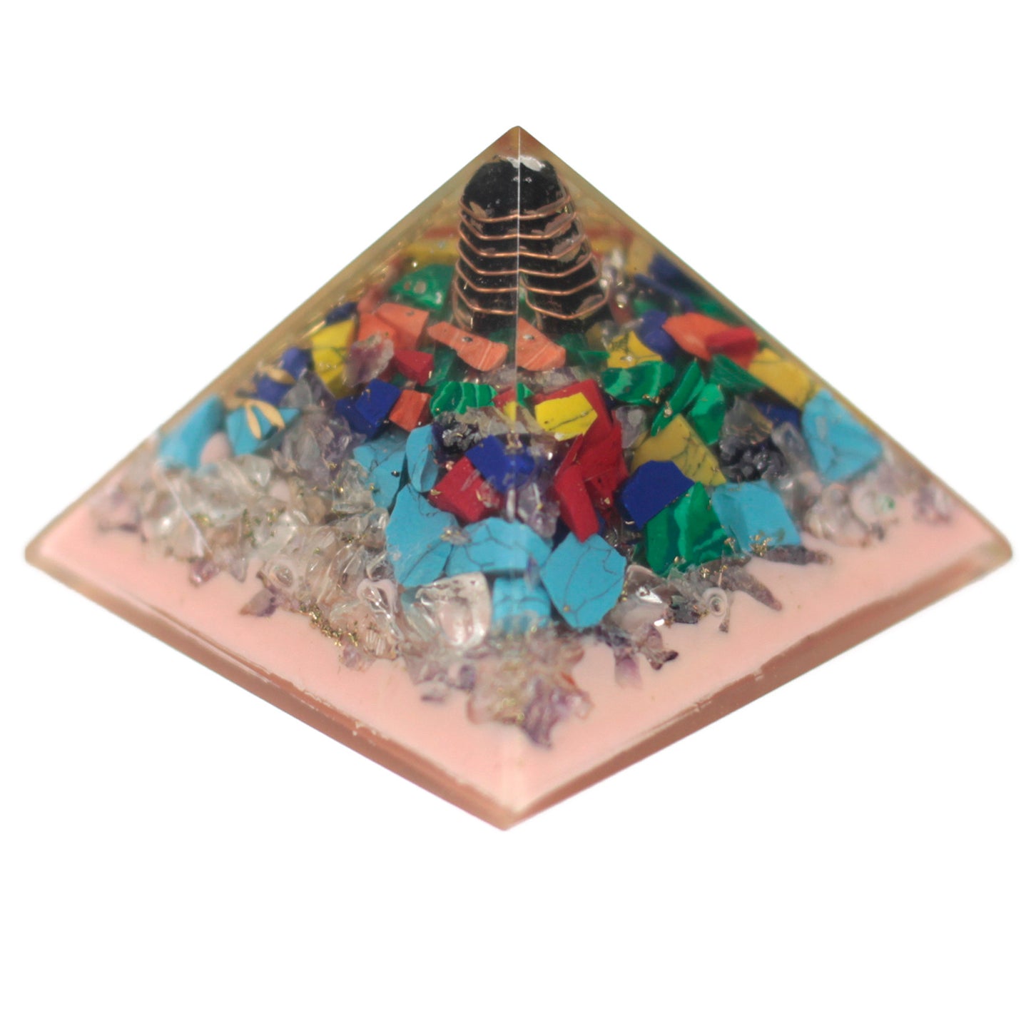 Grande Pyramide Organite 70mm - Arbre