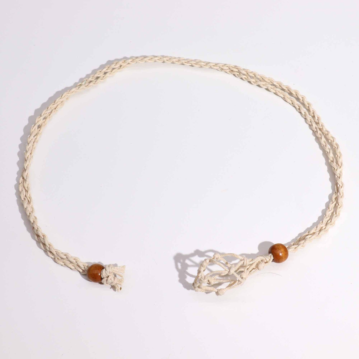 Cordon de Collier Pour Pierres Précieuses et Cristal 45cm/18inch - Naturel