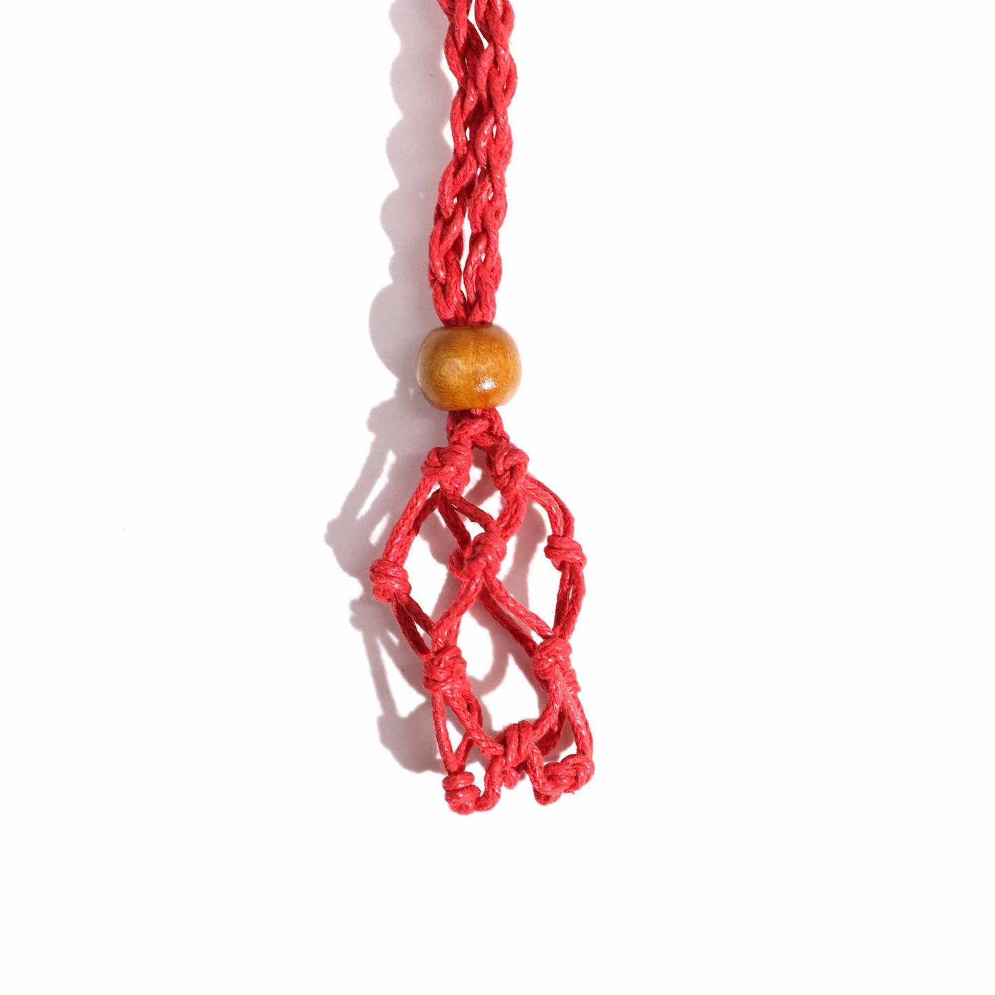 Cordon de Collier Pour Pierres Précieuses et Cristal 45cm/18inch - Rouge