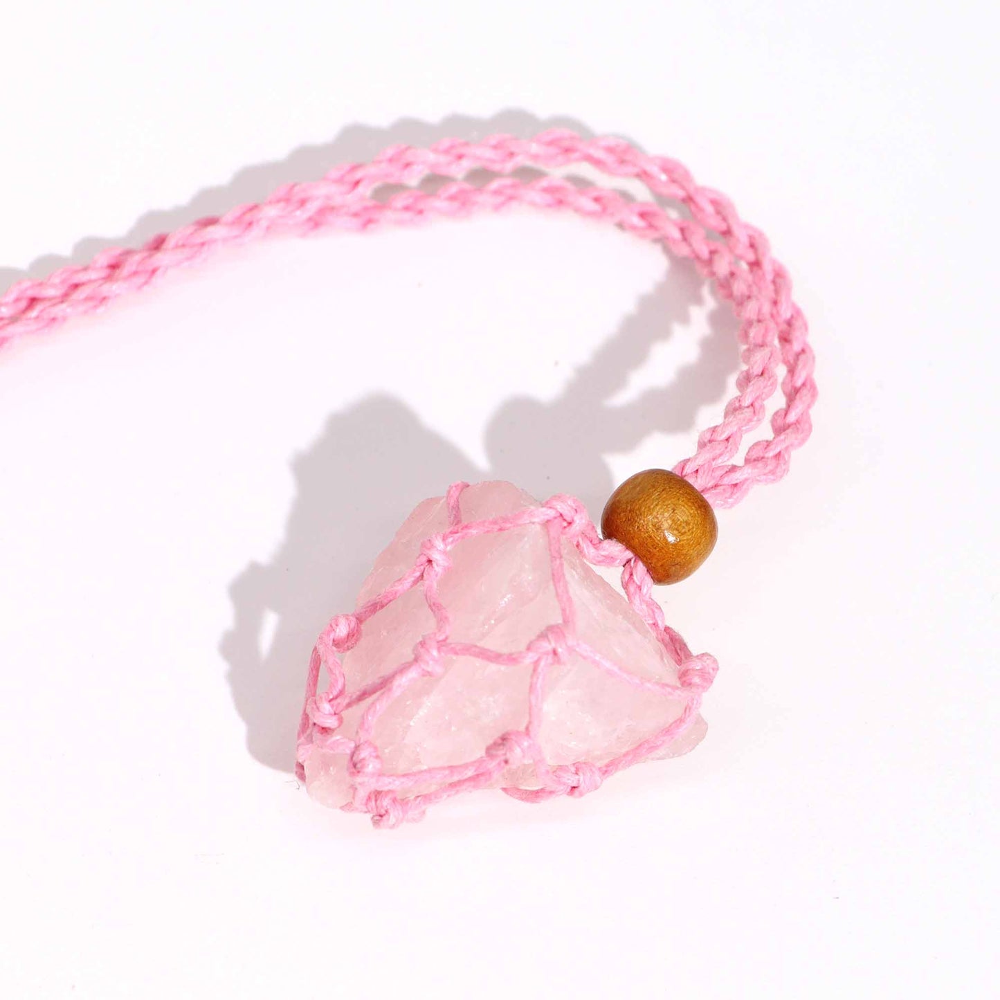 Cordon de Collier Pour Pierres Précieuses et Cristal 45cm/18inch - Rose