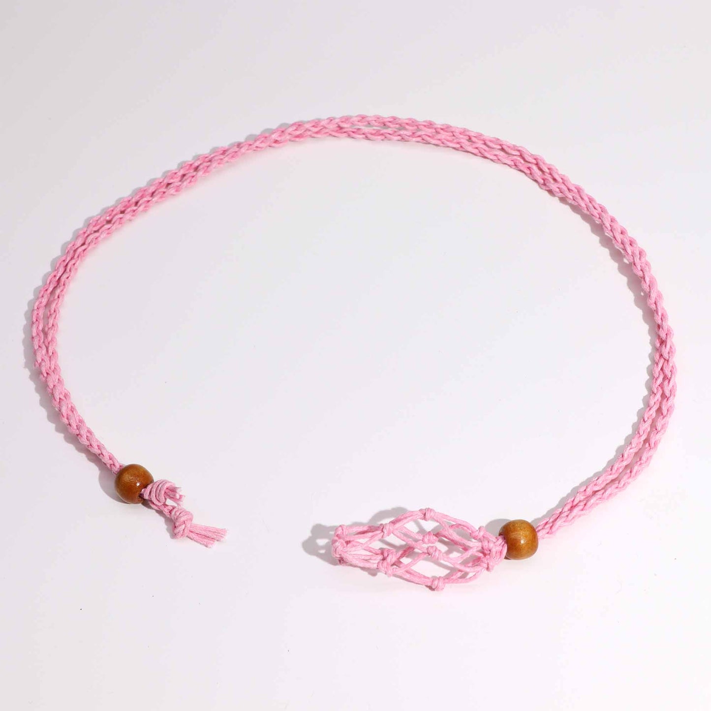 Cordon de Collier Pour Pierres Précieuses et Cristal 45cm/18inch - Rose