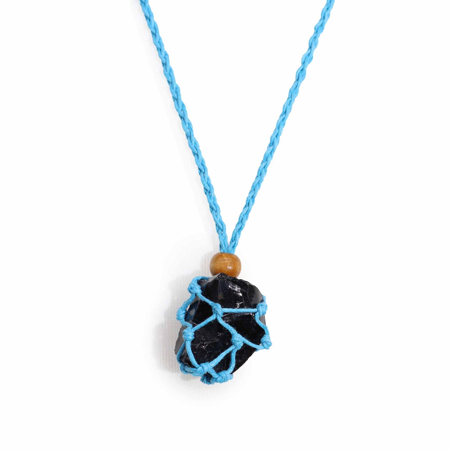 Cordon de Collier Pour Pierres Précieuses et Cristal 45cm/18inch - Bleu