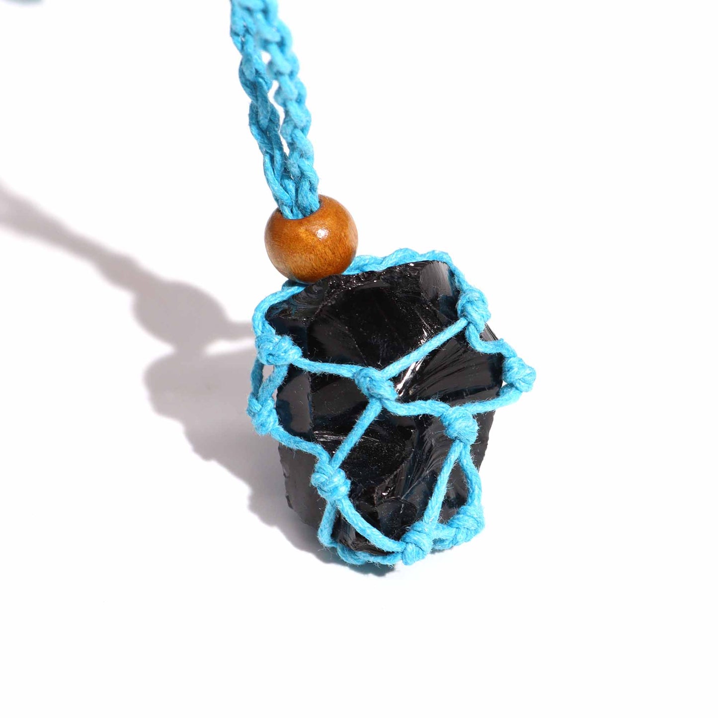 Cordon de Collier Pour Pierres Précieuses et Cristal 45cm/18inch - Bleu