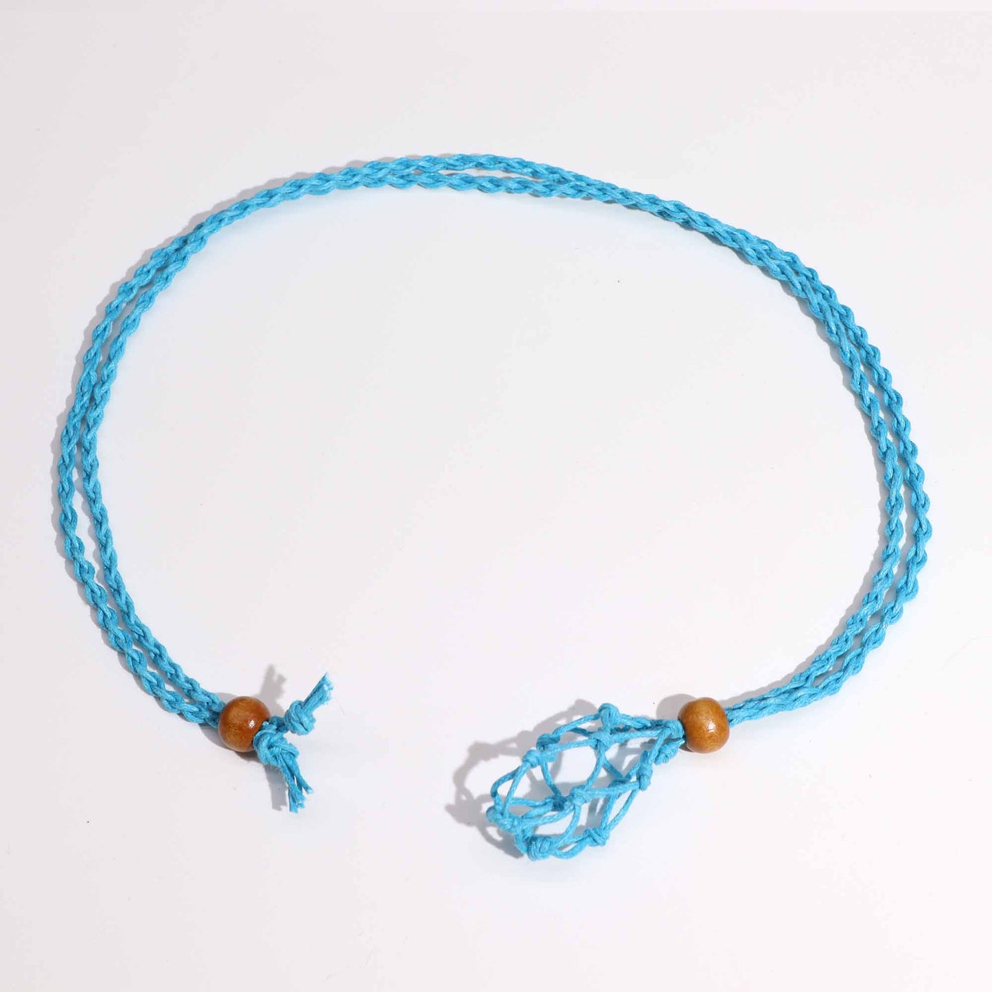 Cordon de Collier Pour Pierres Précieuses et Cristal 45cm/18inch - Bleu