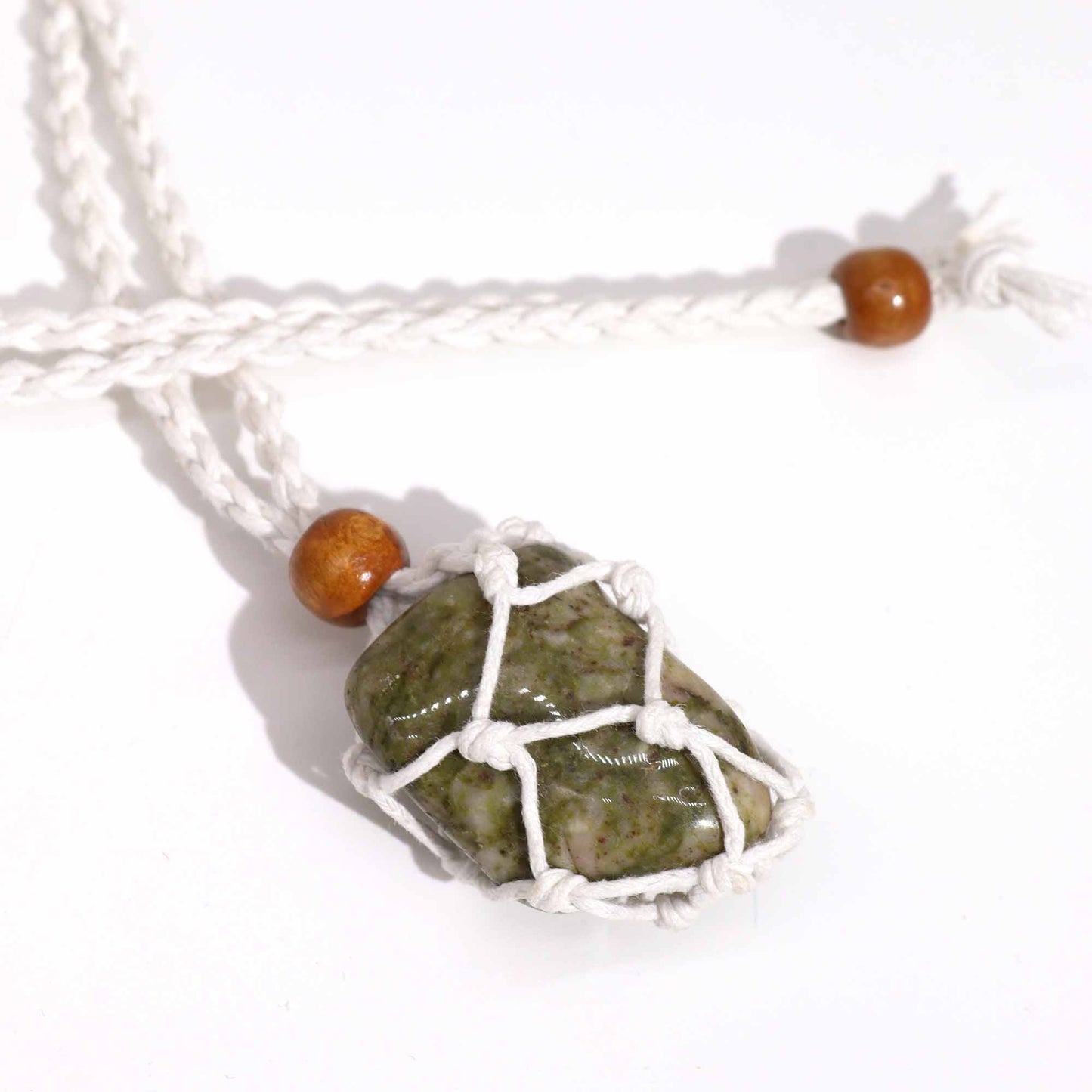 Cordon de Collier Pour Pierres Précieuses et Cristal 45cm/18inch - Blanc