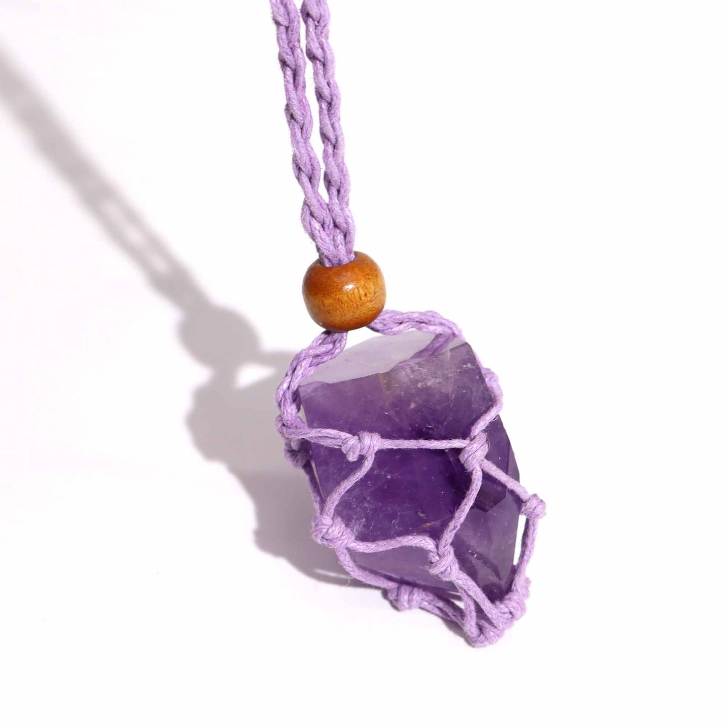 Cordon de Collier Pour Pierres Précieuses et Cristal 45cm/18inch - Violet