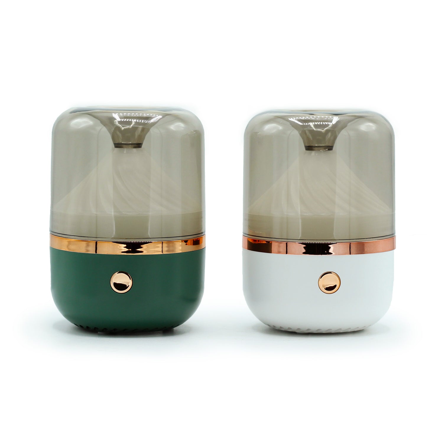 Diffuseur d'Arômes Urbain Vert et Bronze - USB - Changement de Couleur