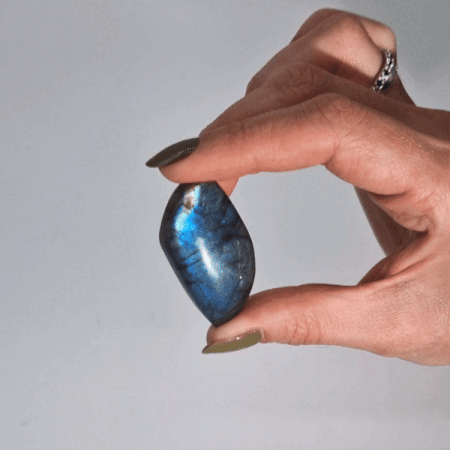 Pierres Feuilles de Labradorite de Madagascar (environ 13-20 g 40-50 mm)