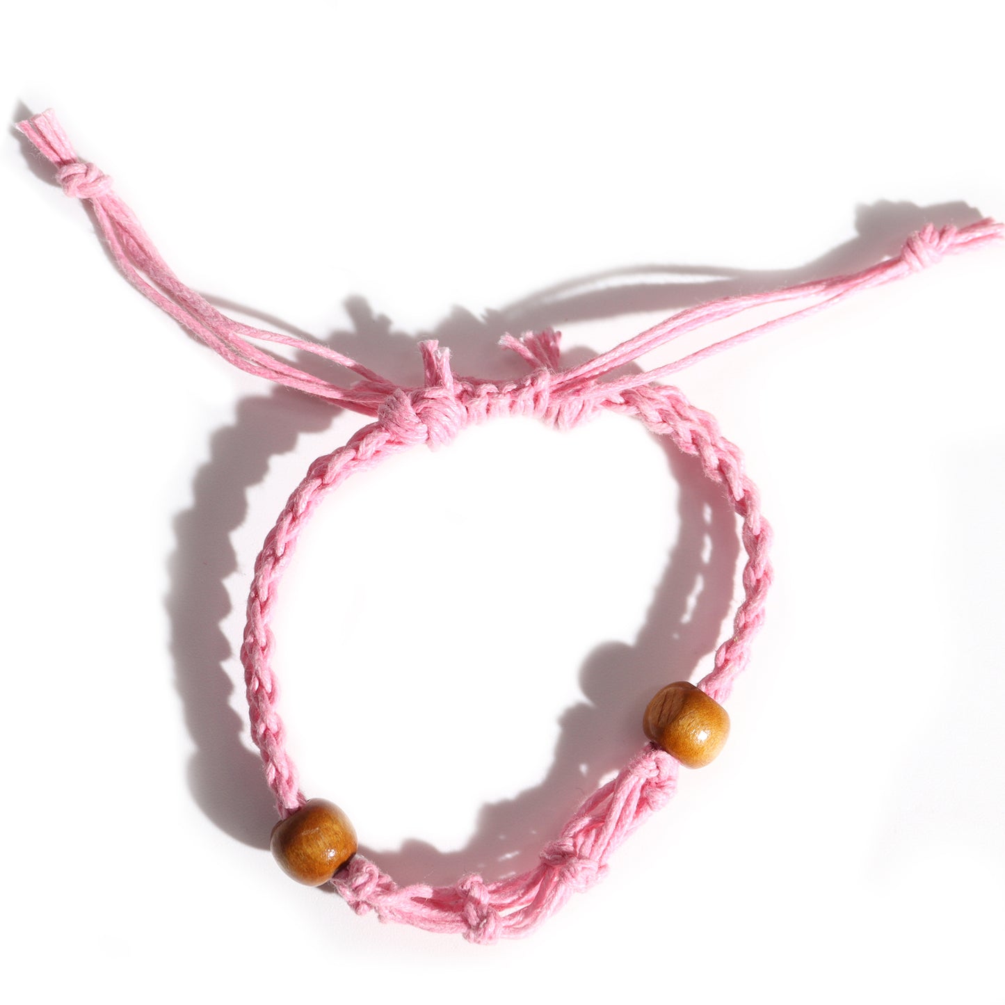 Bracelet en Cristal et Pierres Précieuses 20-28cm/7.8-11inch - Rose