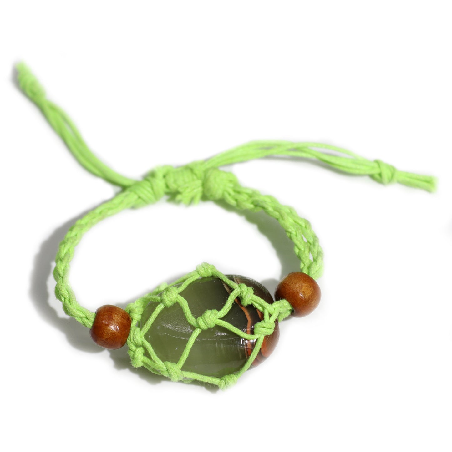 Bracelet en Cristal et Pierres Précieuses 20-28cm/7.8-11inch - Vert