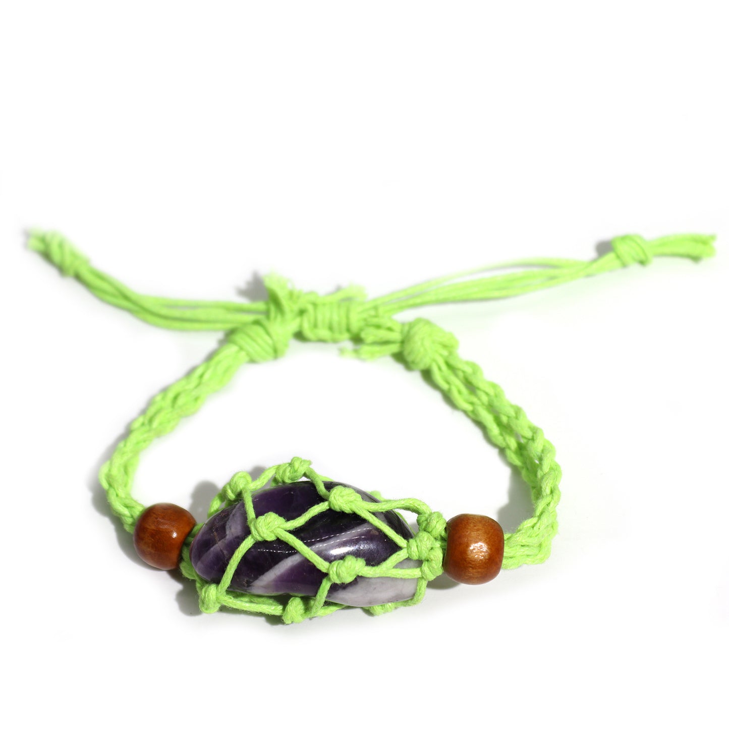 Bracelet en Cristal et Pierres Précieuses 20-28cm/7.8-11inch - Vert