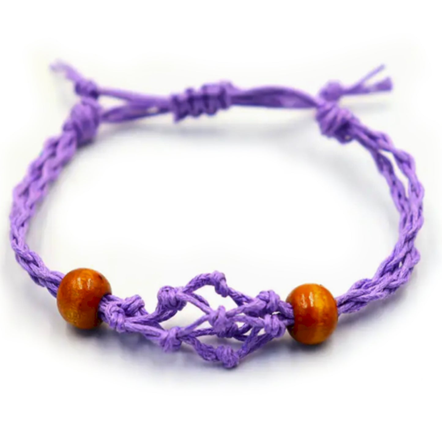 Bracelet en Cristal et Pierres Précieuses 20-28cm/7.8-11inch - Violet