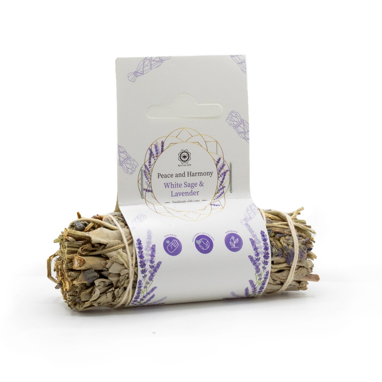 Sauge Bâton - Blanche & Lavande 10 cm