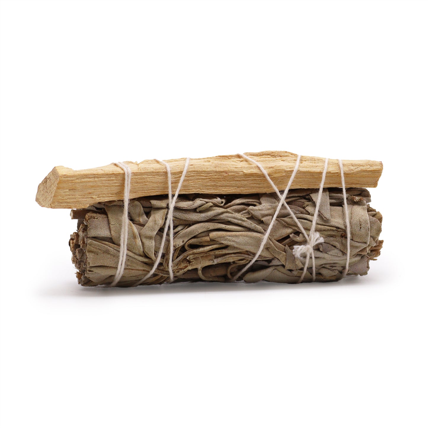 Bâton de Maculage - Fumigation de Sauge Blanche & Palo Santo 10 cm