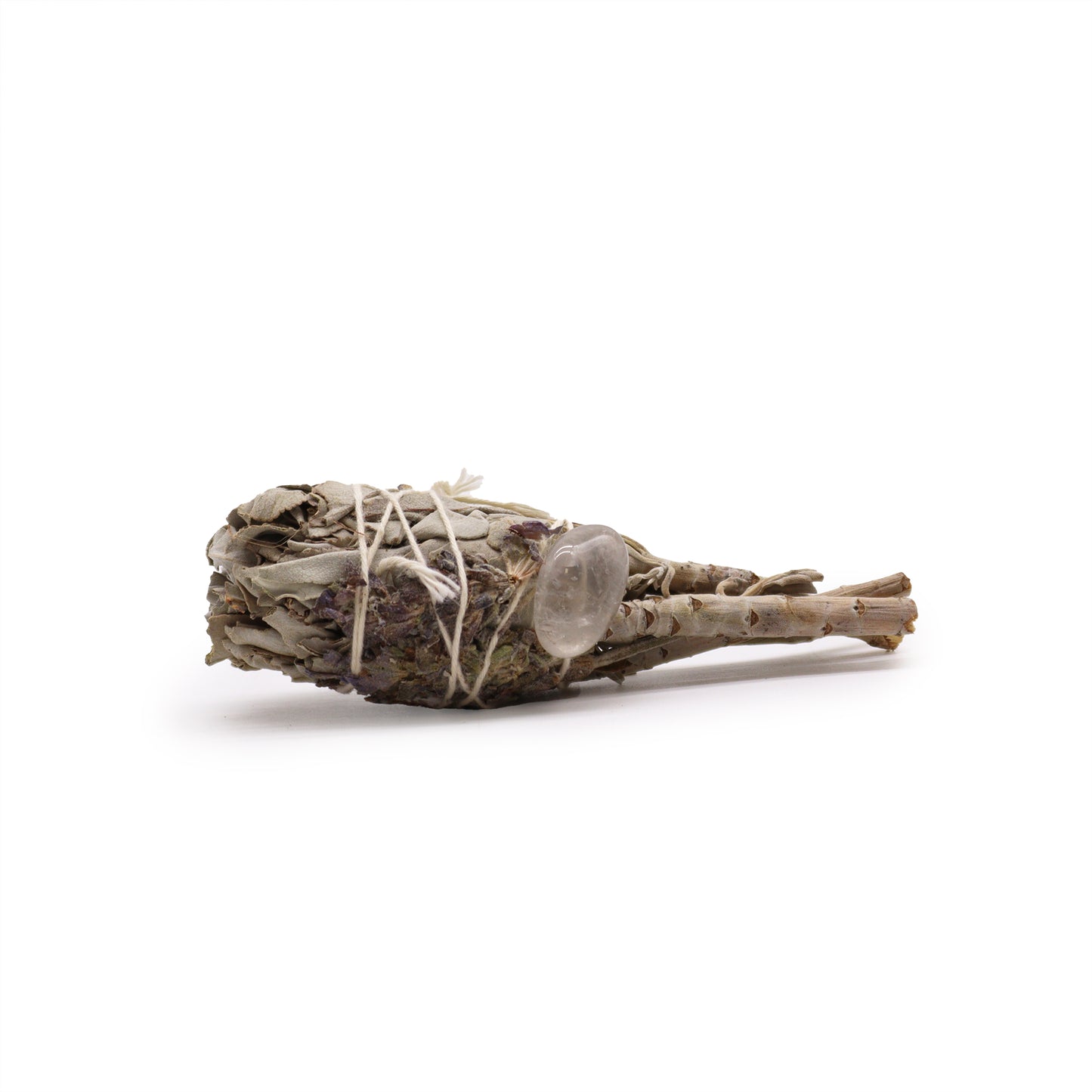 Bâton de Maculage - Guérison Spirituelle Torche de Sauge (améthyste) 10 cms